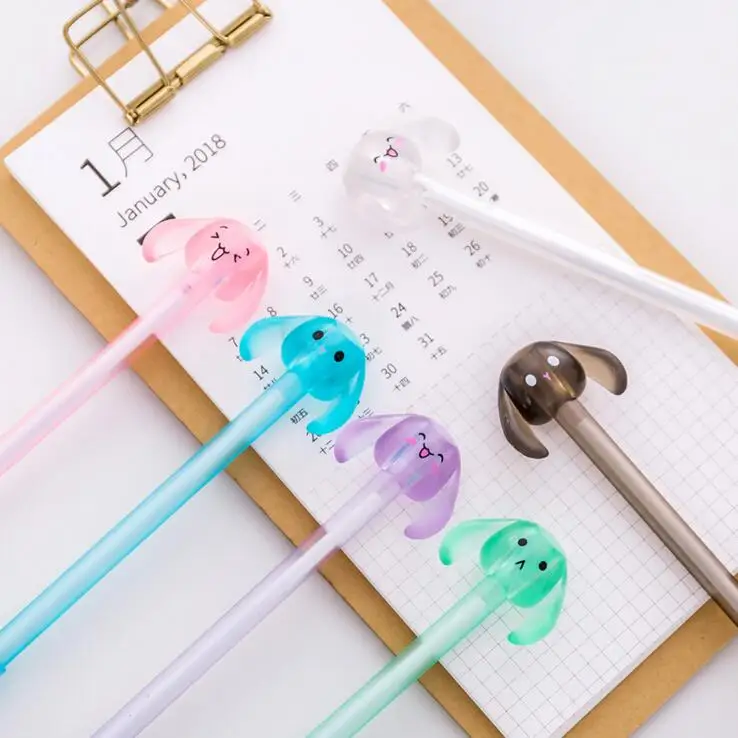Эллен Брук 1 шт. Корейская Милая Канцелярия Kawaii длинные уши кролик ручка реклама
