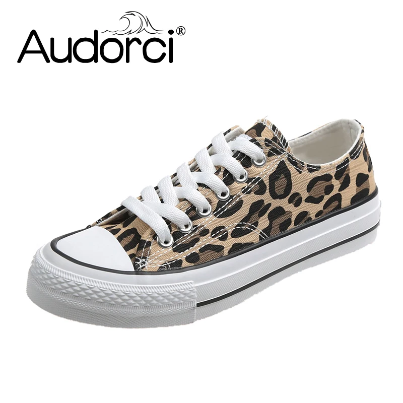 Audorci 2019 Весенняя мода Женская парусиновая обувь женская уличная Легкая белая
