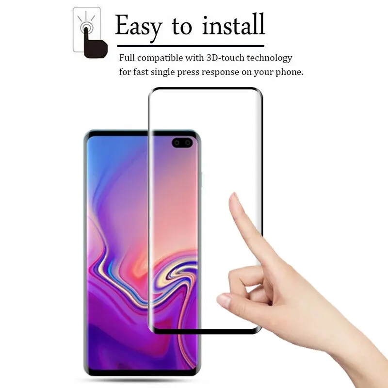Алессер для Samsung Galaxy S10 S10e Plus закаленная Защитная стеклянная пленка экрана