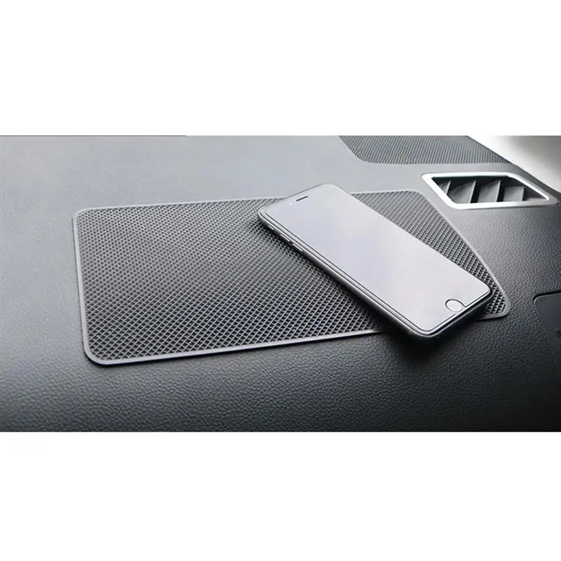 27x15 см Черный Автомобильный нескользящий коврик для MP3 MP4 IPad держатель телефона