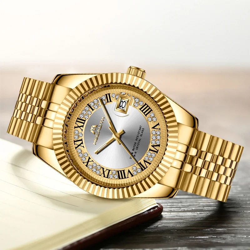 Мегалитическая роскошные часы из дерева для Мужская Водонепроницаемый