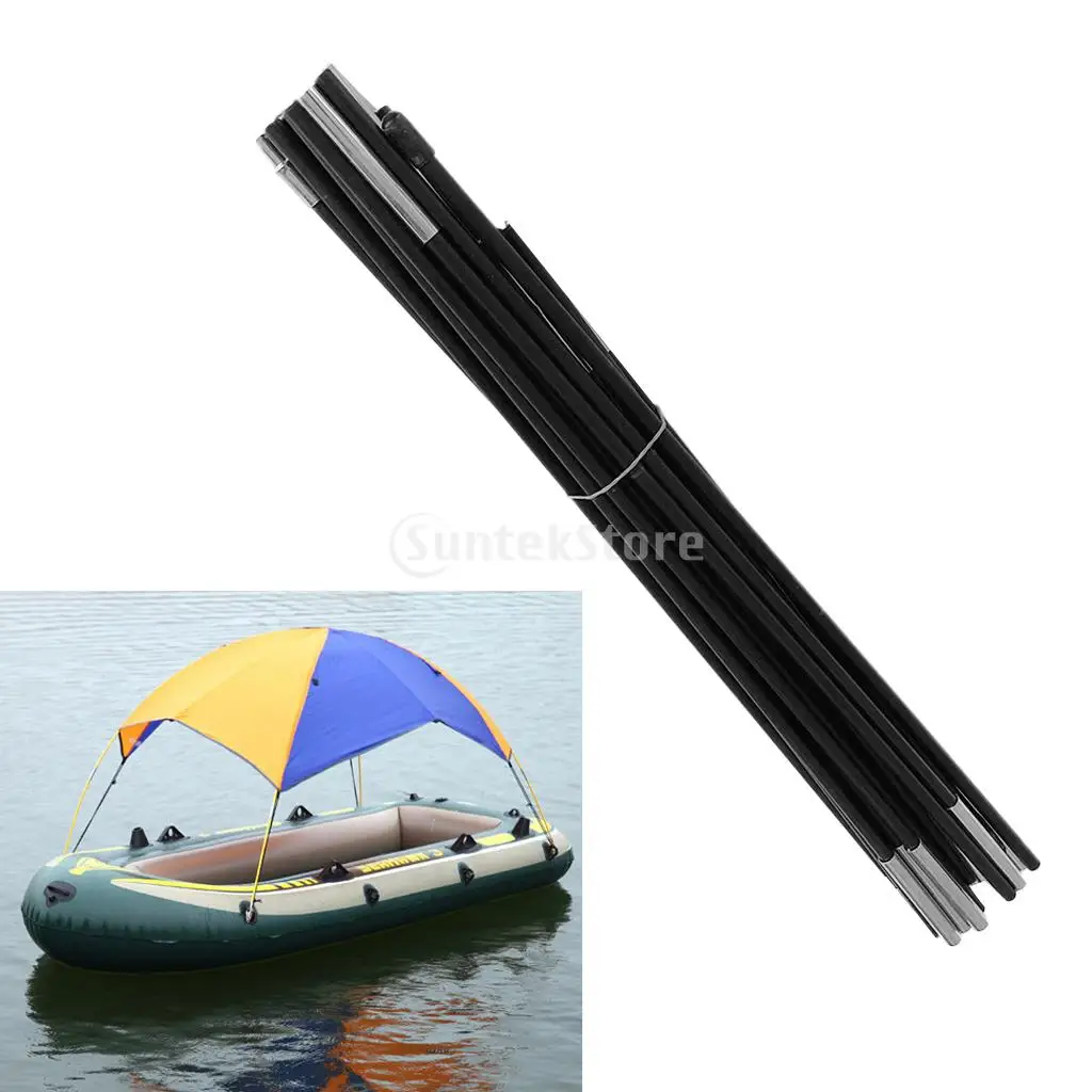 

Waterproof Portable Foldable Inflatable Boat Kayak Marine Canoe Shelter Holder Sailboat Sun Shade Pole Kit