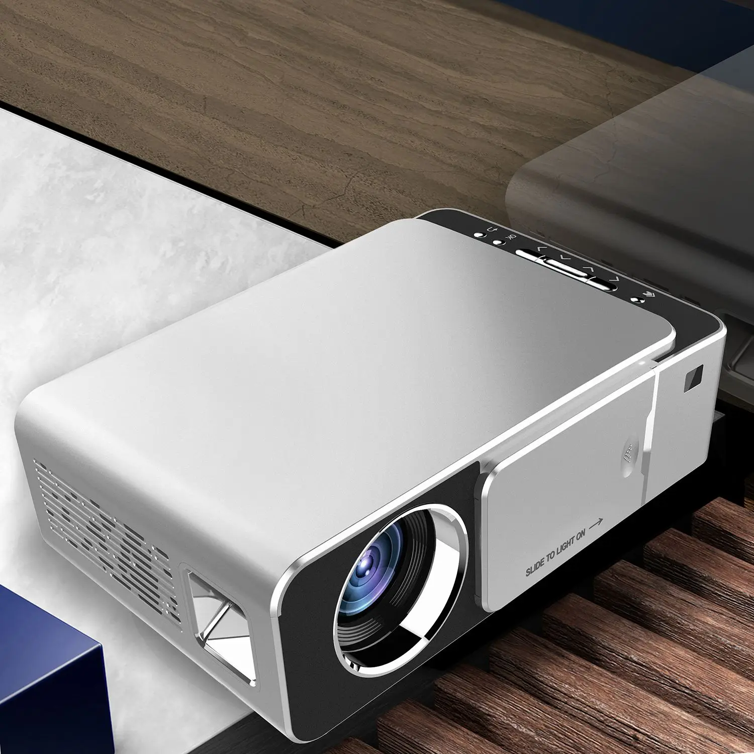 Топ HD мультимедиа Портативный светодиодный проектор домашний кинотеатр HDMI VGA AV USB