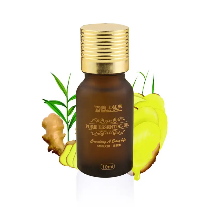 Чистое эфирное масло имбирное 1 шт. масляная сетка для массажа лица 10 мл|Эфирное