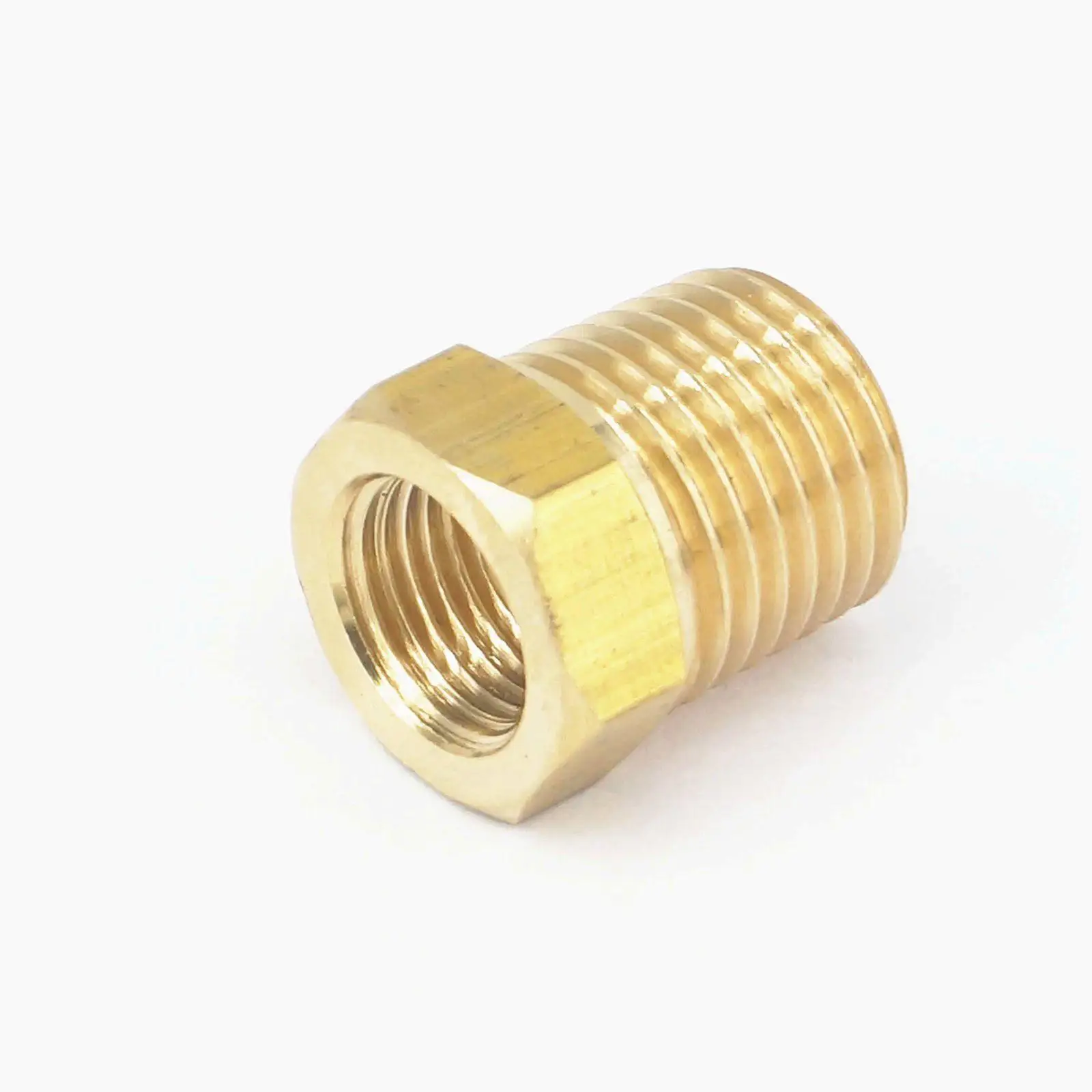1/4 &quotBSPT Male x 1/8&quot NPT Female редукционная втулка латунный фитинг соединитель адаптер