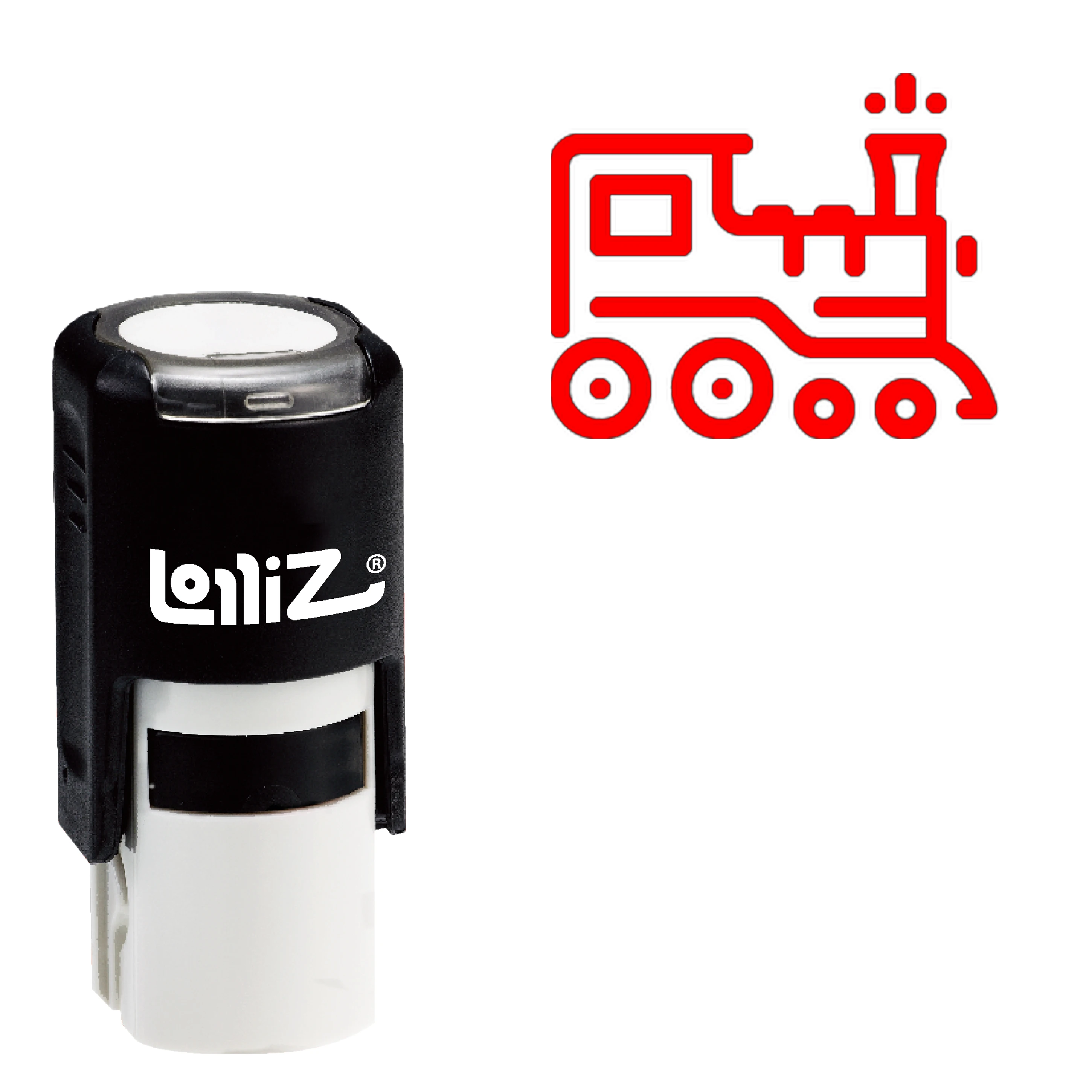 

LolliZ Locomotive Self-Inking Rubber Stamp - Modern Symbol Series