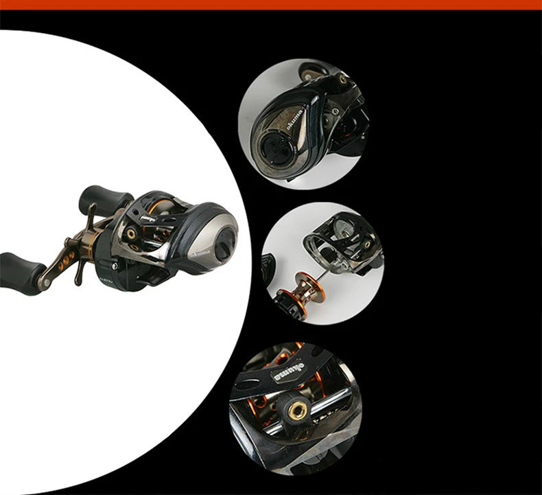 Рыболовная катушка OKUMA 8BB прочная металлическая для ловли карпа с левой/правой