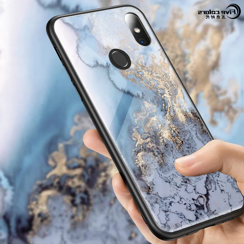Чехол из закаленного стекла Marble Space Star для Xiaomi Redmi Note 4 4Pro мягкие чехлы ТПУ 4X Pro 5 5&quot
