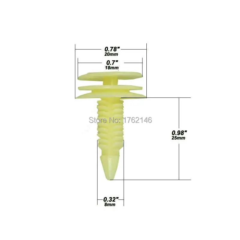 500X дверная отделка панель Фиксатор Крепеж заклепки зажим для Cadillac SRX Chevrolet Express 1500