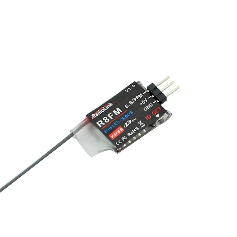 LeadingStar Radiolink R8FM Мини 2 4G 8 Каналы 8CH приемник FHSS для T8FB передатчик Поддержка S BUS PPM