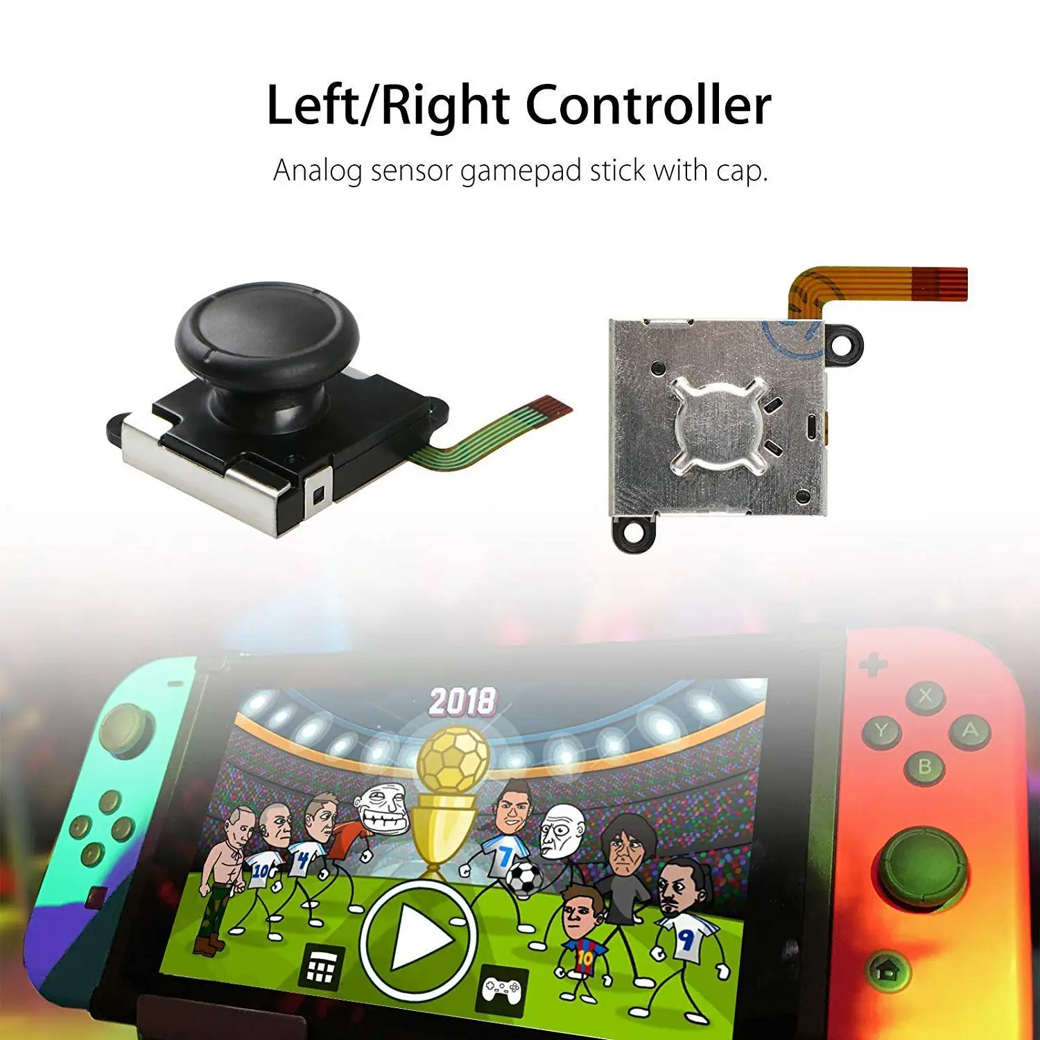 Joycon Замена 3D Аналоговый джойстик для пальца Стик для nintendo переключатель контроллер радость Con сенсор модуль потенциометра ремонт инструмент
