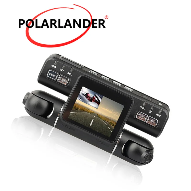 Outside Inside both Recording Left 1080P Right 480P Driving Video Recorder i4000 Car DVR Dual Lens 360 Degree Dash Cam | Автомобили и