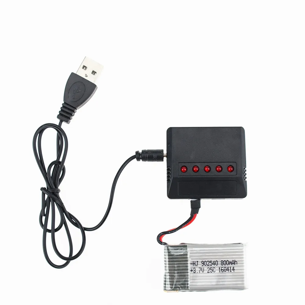 Syma X5C X5SC X5SW 1 V931 H5C CX 30 4PCS 800mAh аккумулятор и зарядное устройство для квадрокоптера