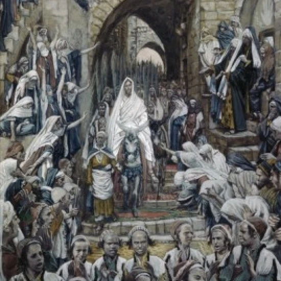 Процессия на улицах Иерусалима Джеймс Тиссо (1836 1902/French) постер печать