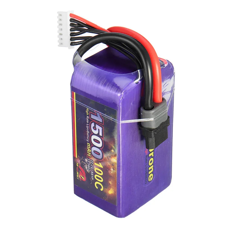 Мой красный берет 22 2 V 1500 мА/ч 100C 6 S Lipo Батарея XT60 штекер RC для выравнивания 450L 470L