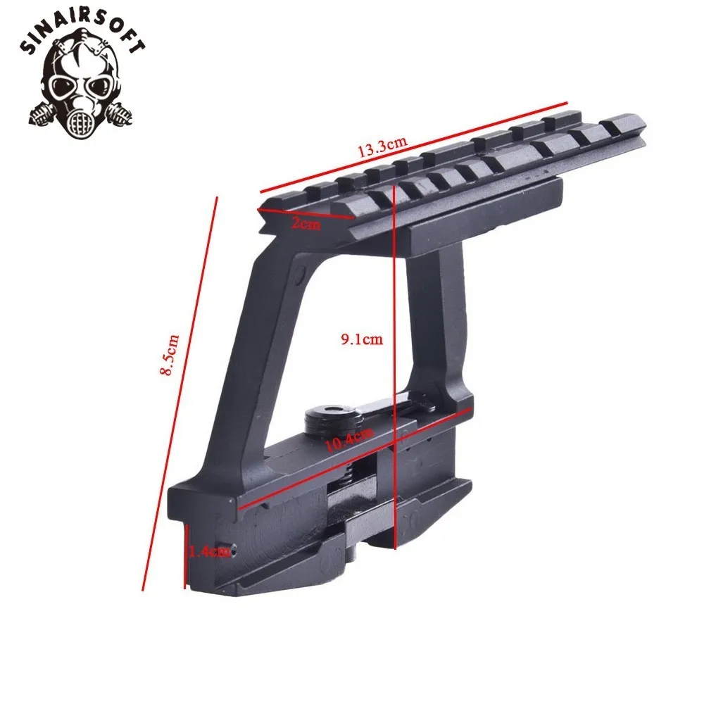 SINAIRSOFT AK 74U тактическая серия Боковое крепление Quick QD стиль 20 мм отсоединить weaverer