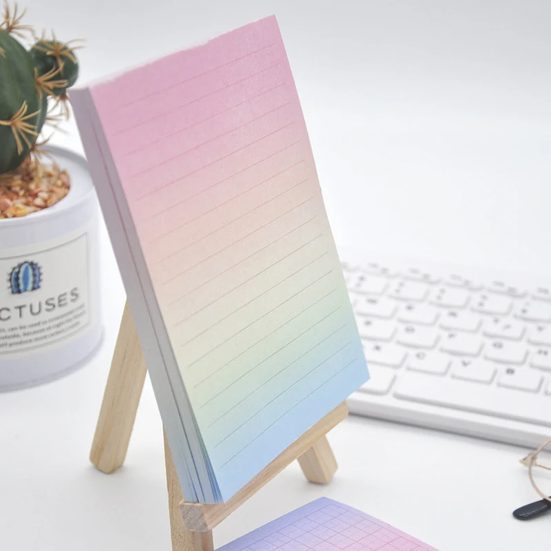 100 листов милый блокнот с единорогом креативный градиентный для набросков Kawaii