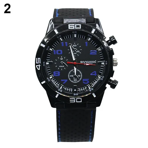 Men's Racer Military Pilot Aviator Army Style Cool Silicone Sports Wrist Watch hot | Наручные часы