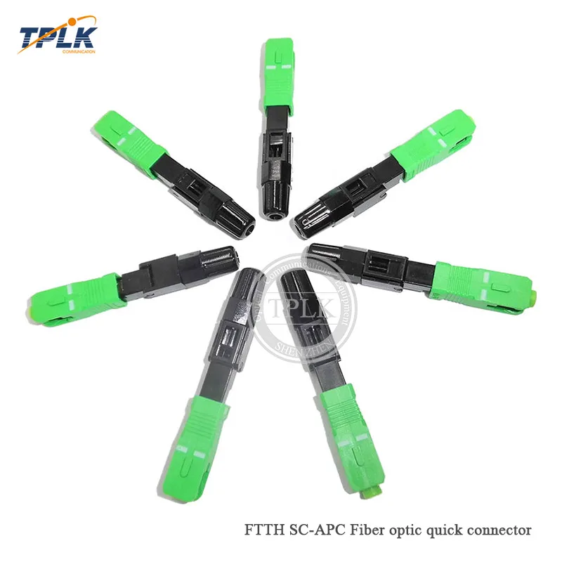 Бесплатная доставка 50 шт./кор. одномодовый волоконно оптический SC APC FTTH SC/APC SM