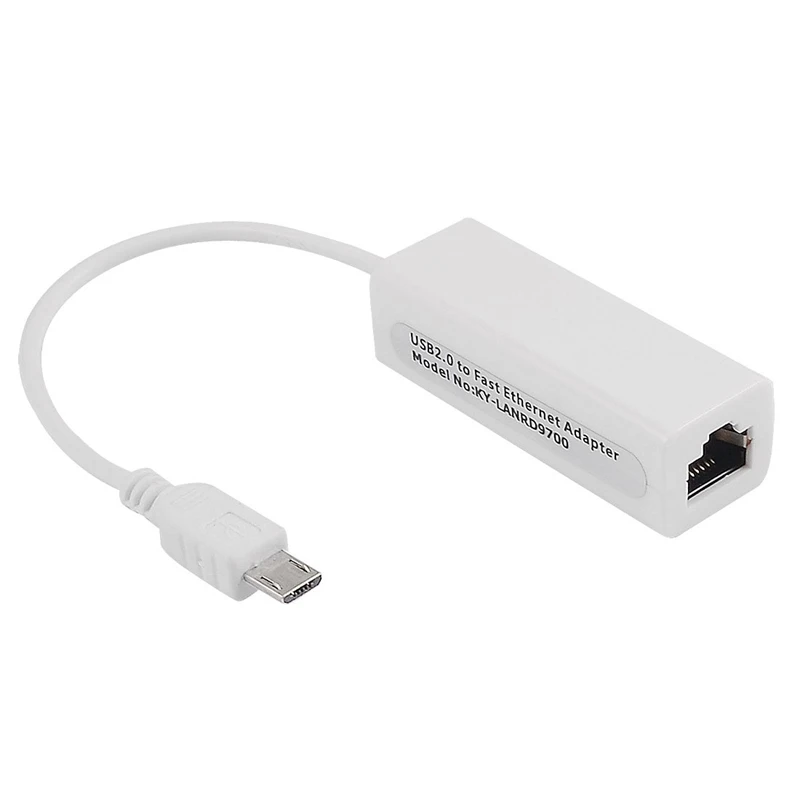 Мини USB 5 Pin 10/100 Мбит/с RJ45 LAN Ethernet адаптер для планшета разъемы ПК Поддержка Прямая