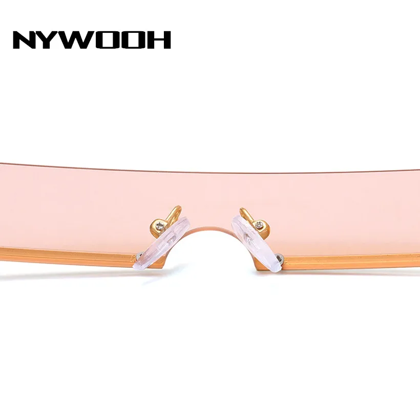 Винтажные прямоугольные солнцезащитные очки NYWOOH для мужчин и женщин Роскошные