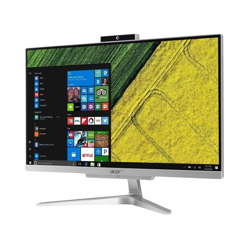 Моноблок Acer Aspire C22-865 21.5"/i5 8250U/8Gb/1Tb/UHDG 620/CR/WF/BT/65W/Win10/серебристый (DQ.BBSER.002) |