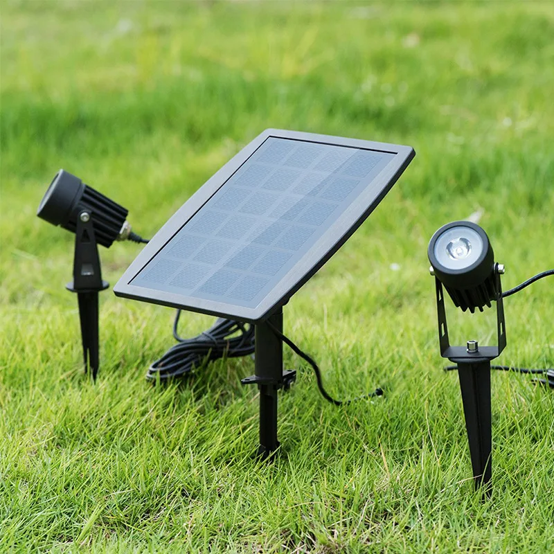 

LED Landscape Solar Spotlights Waterproof Outdoor Solar Lights Auto ON/OFF Solar Wall Lights for Garden Driveway Pathway