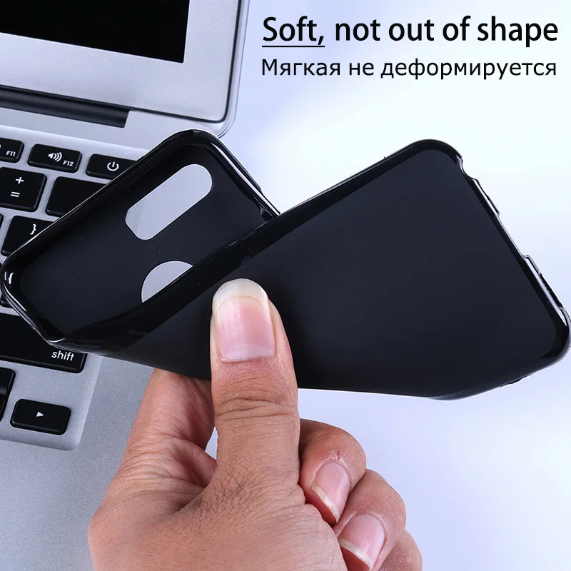 JONSNOW Soft Case For Lenovo K5 Play 5.7&quot Painted Pudding Anti Skid Phone Cover for L38011 ZUI 3.7 4G Capa Fundas | Мобильные