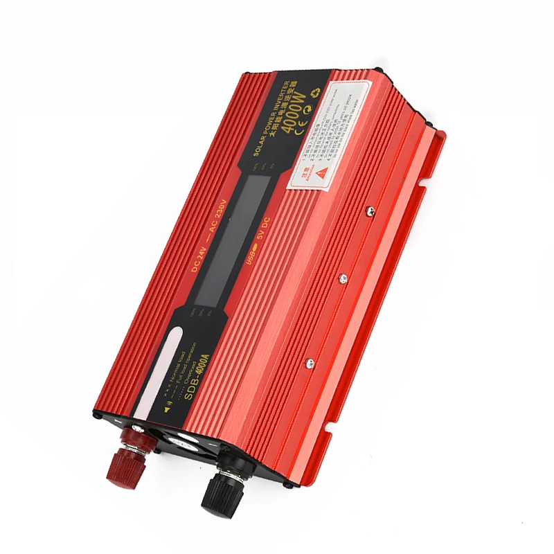 Car Power Inverter Converter Solar DC12/24V to AC110/220V 4 USB Interfaces 4000W LED Digital Display | Автомобили и мотоциклы