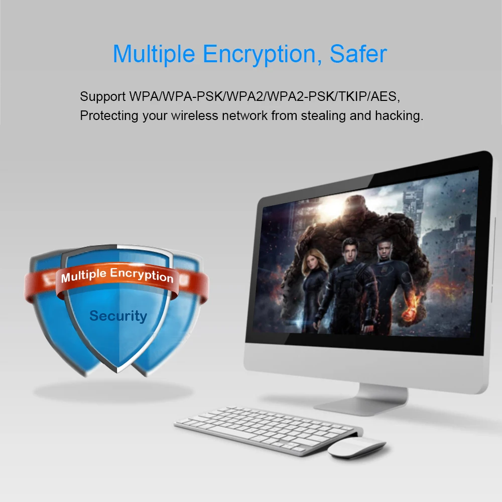 500 шт./лот 150 Мбит/с мини беспроводной USB Wi Fi адаптер ключ сетевая LAN Карта 802.11n/g/b