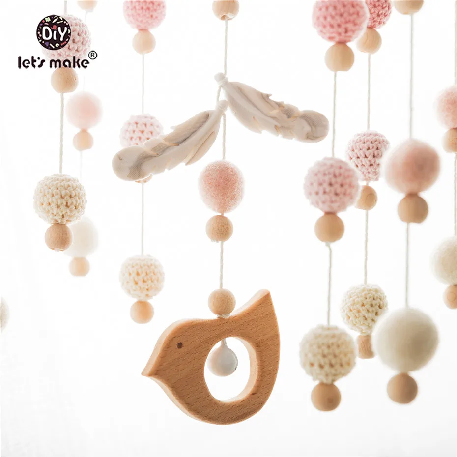 Let's Make Baby Teether 5pc Feather Perle Silicone Beads BPA Free Tething Toys Product Nursing Accessories | Мать и ребенок