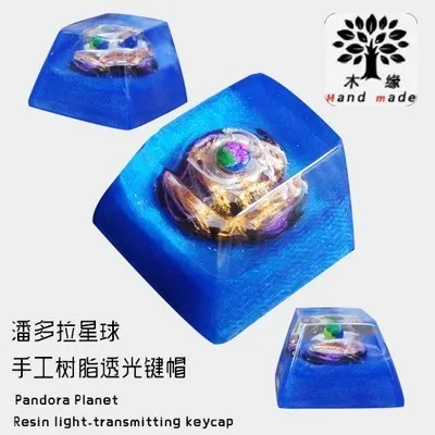1 шт hand made смолы с подсветкой клавишный колпачок механическая клавиатура для Pandora