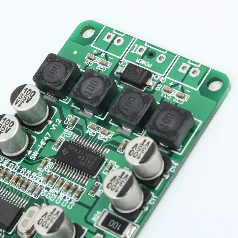 TPA3110 2x15 Вт Плата усилителя мощности Bluetooth двухканальный Amp модуль для 4/6/8/10 Ом