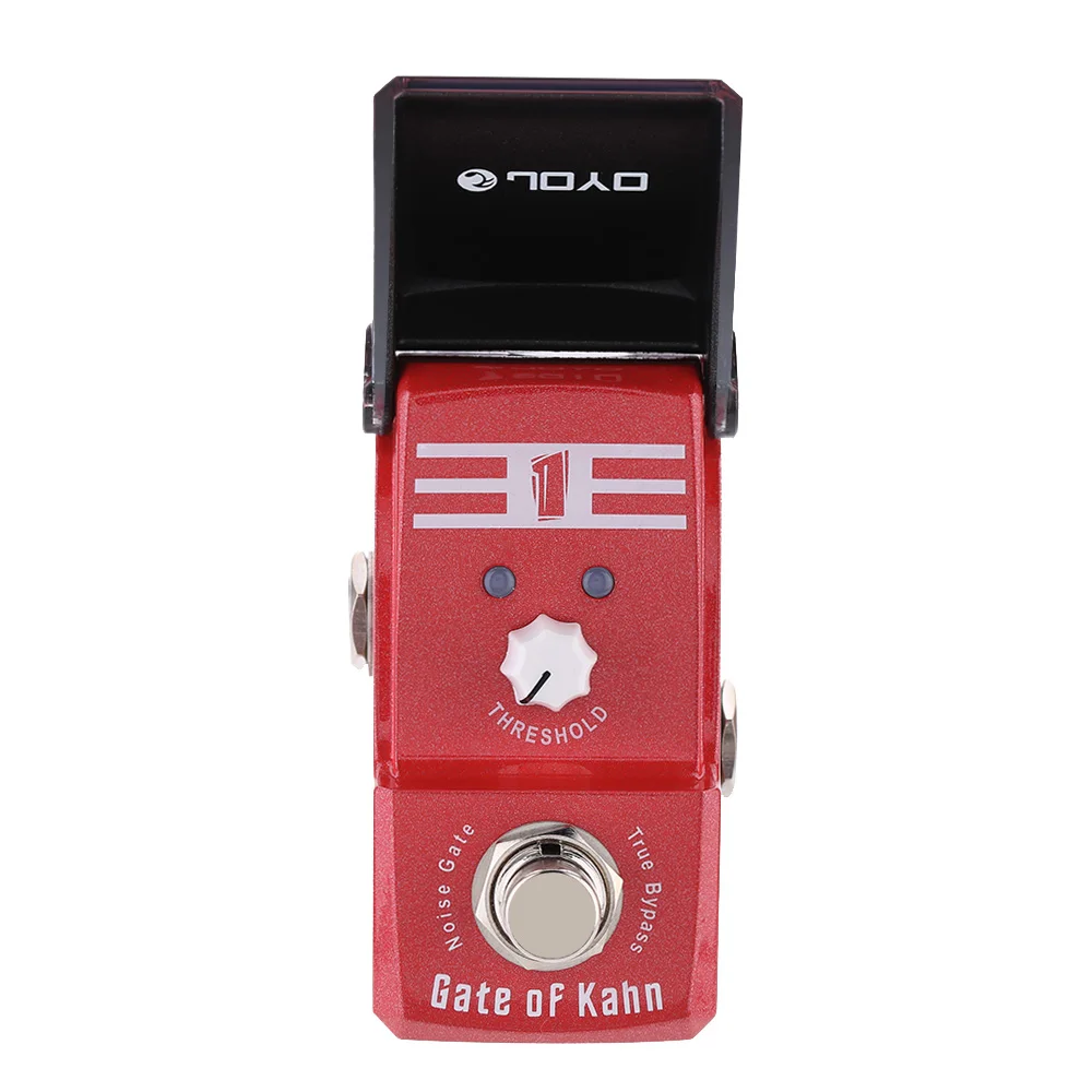 JOYO JF-324 ворота Kahn Noise Gate Мини электрическая бас-гитара Педаль Эффекта с ручкой Guard