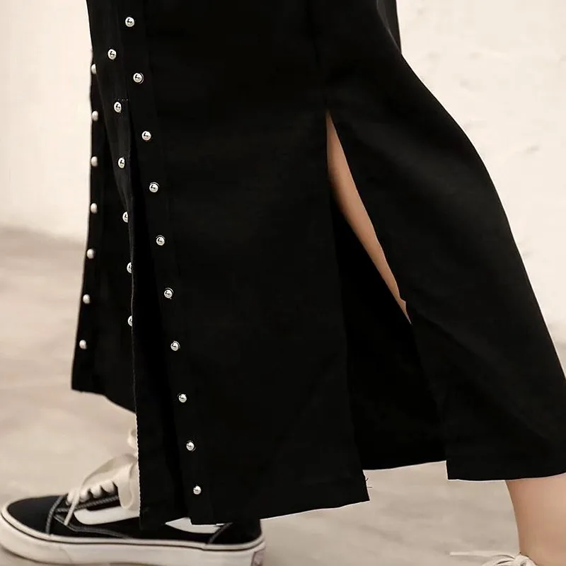 CHICEVER весенние повседневные женские брюки эластичные с высокой талией пэчворк