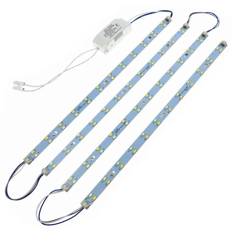 CLAITE 24 W AC165-250V SMD5730 светодиодный бар жесткая свет с Мощность драйвер чистый белый +