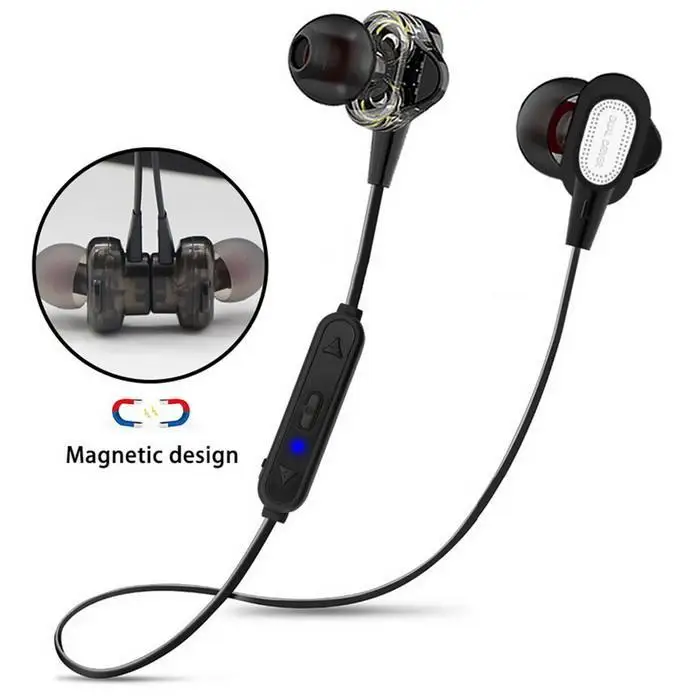 Беспроводные магнитные Bluetooth наушники спортивные Холтер музыка &lt0.3% громкой