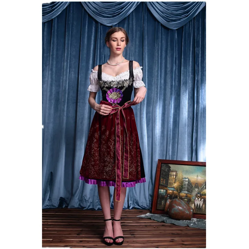 Немецкий женский костюм на Октоберфест Хэллоуин привлекательный роскошный