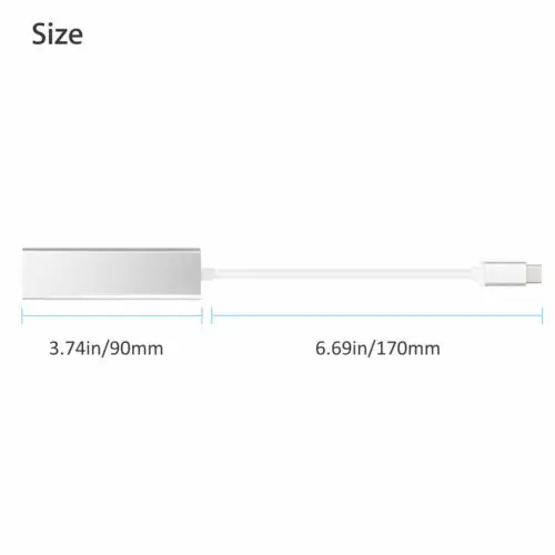 USB 3 1 Type C к RJ45 Ethernet LAN адаптер с портами 0 концентратор для MacBook|Адаптеры Type-C| |