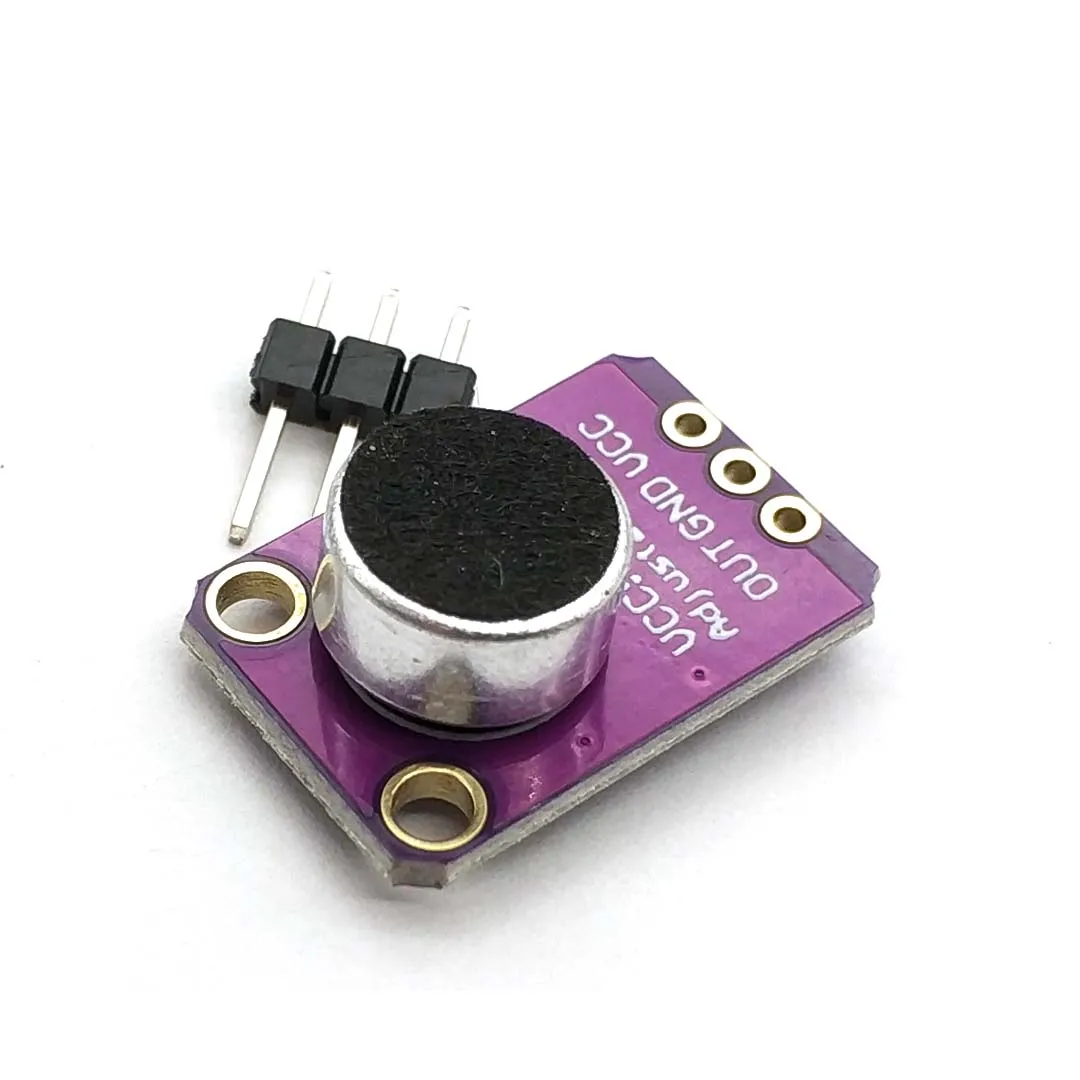 Фото GY-MAX4466 MAX4466 Electret микрофонный модуль усилителя с регулируемым коэффициентом усиления GND VCC Плата усилителя 2,4-5 в постоянного тока для Uno №2