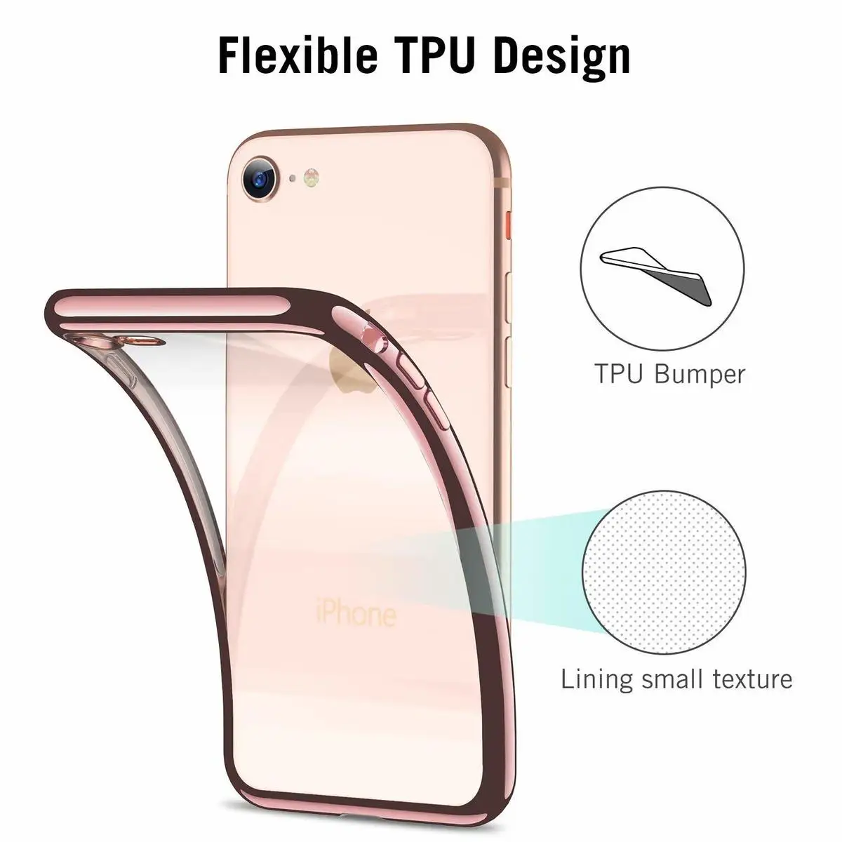 Чехол для iPhone XS Max XR 6 6S 7 8 plus тонкий прозрачный мягкий Премиум гибкий