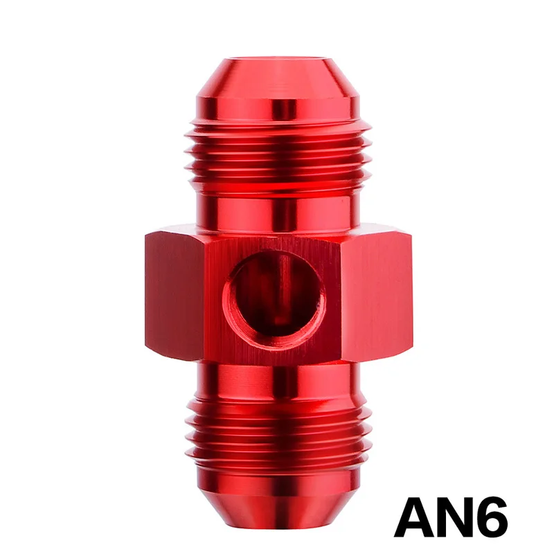SPEEDWOW 1/8 "NPT порт прямой Алюминиевый Манометр адаптер фитинг AN4/6/8/10/12/16 папа