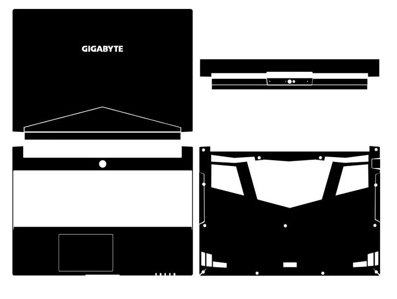 Чехол наклейка из углеродного волокна для ноутбука 2017 2018 выпуска GIGABYTE Aero 15 15X 6