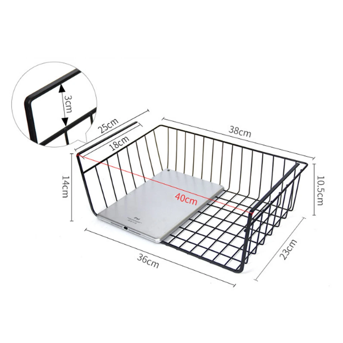 HIPSTEEN железный шкаф висячая корзина полка крюк стеллаж для хранения держатель