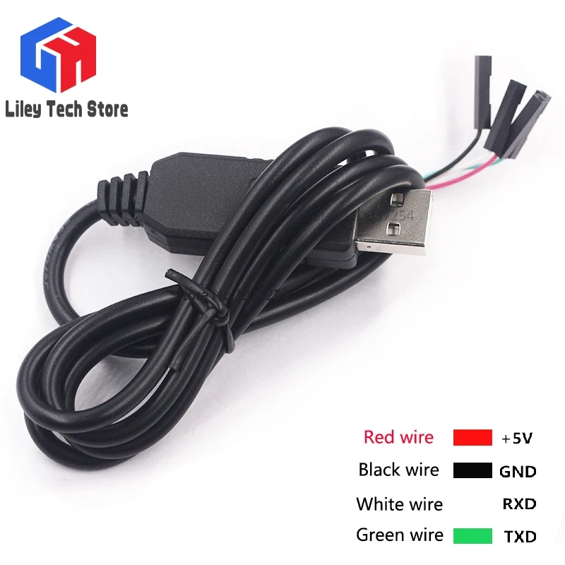 PL2303 PL2303HX USB к UART ttl кабель модуль 4 P Pin RS232 конвертер Серийный адаптер Модуль |
