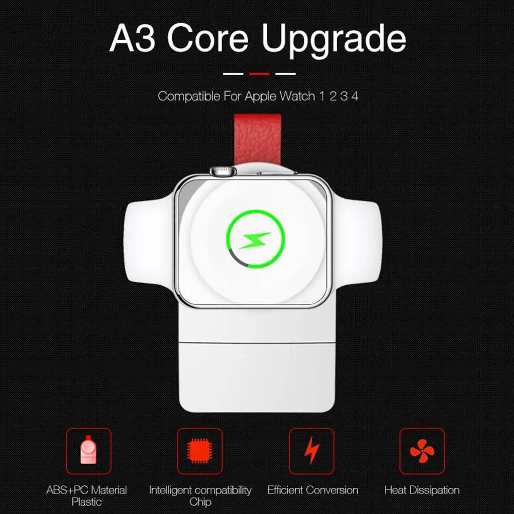 KISSCASE Wireless Charger For Apple Watch 4 Fast USB Series 3 2 1 Power Bank usb | Мобильные телефоны и аксессуары