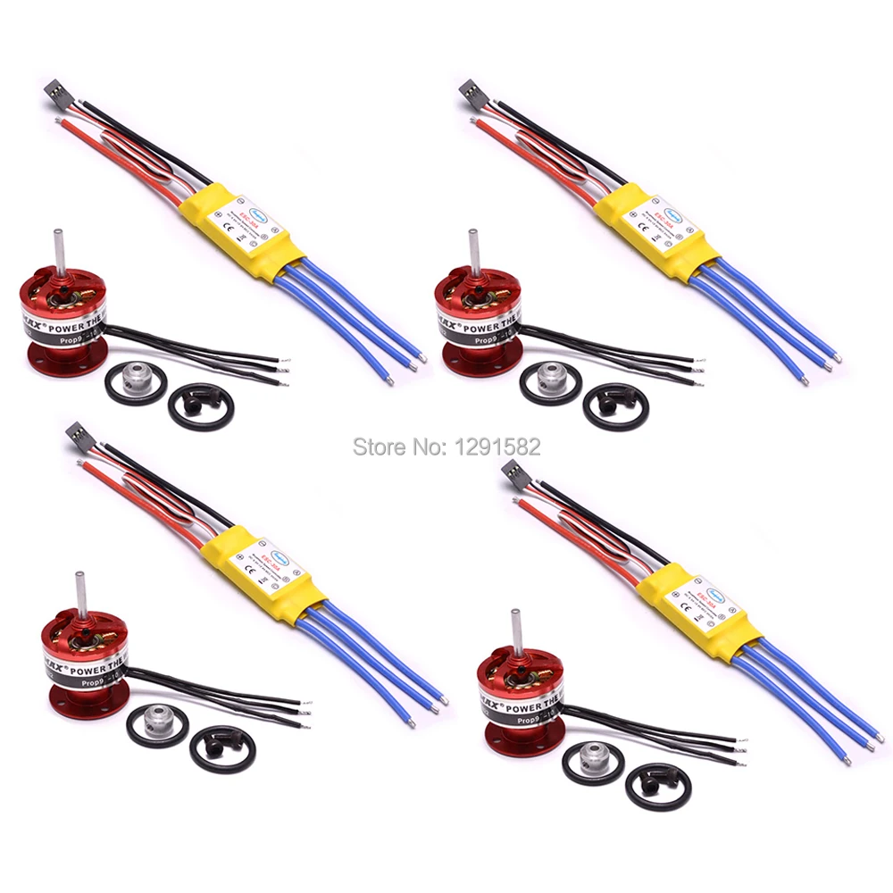 CF2822 1200KV бесщеточный двигатель + 30A контроллер скорости ESC для квадрокоптера|1200kv