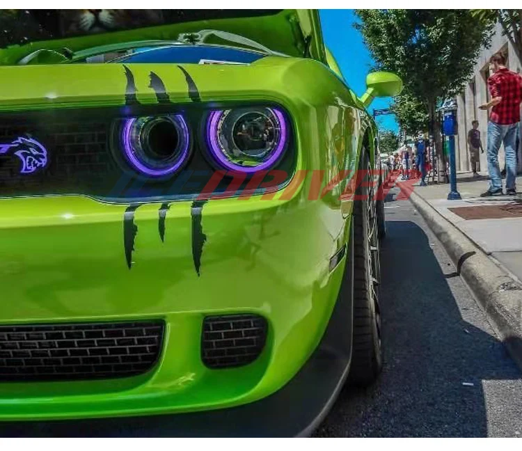 Icedriver для Dodge Challenger DRL RGB разноцветные светодиодные платы 2015 2019 дневные ходовые