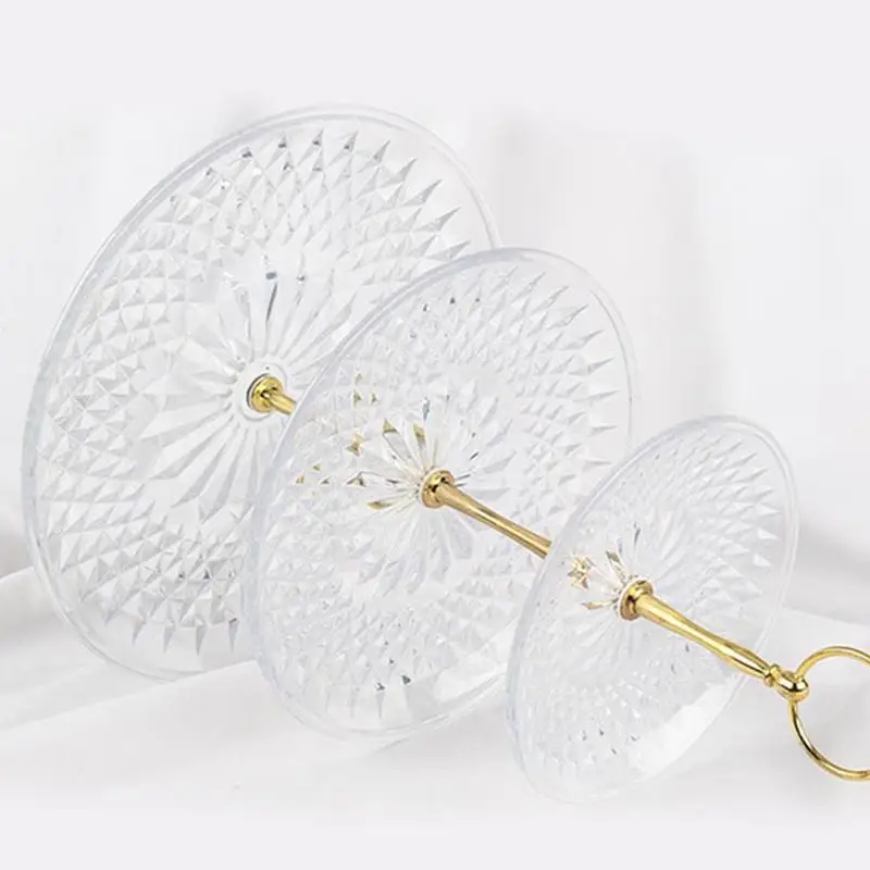 Съемный 3 слойный поднос для торта подставка десерта кондитерских изделий