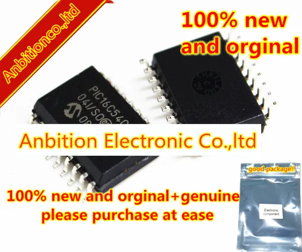 

10pcs 100% new and orginal PIC16C54C-04I/SO SOP18 in stock